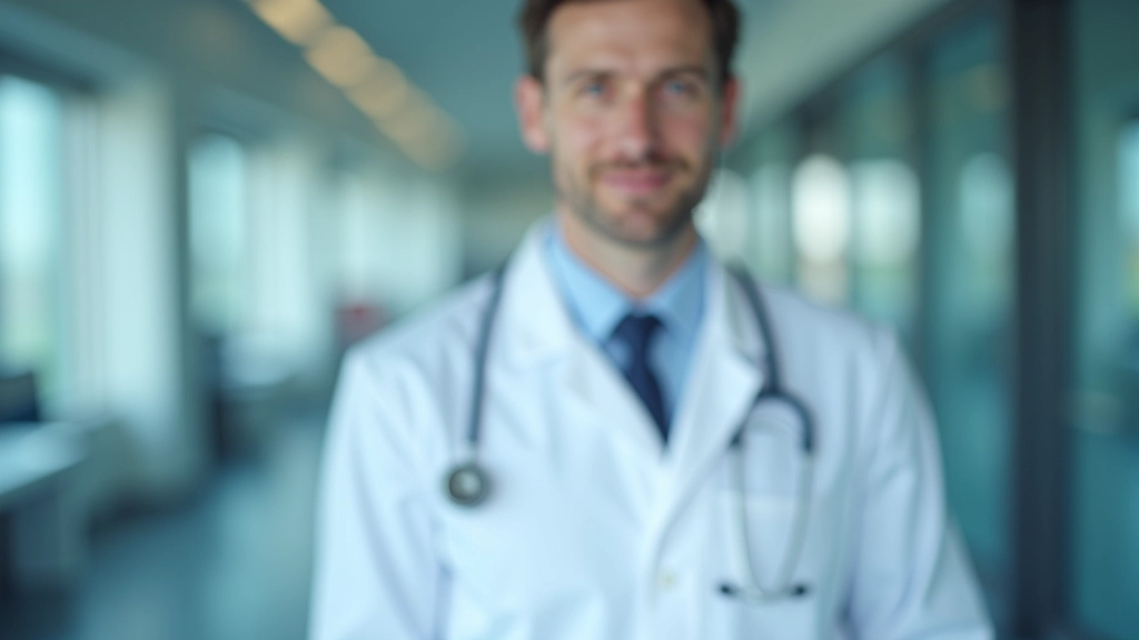 Moderne Krankenhauseinrichtung mit medizinischen Geräten und Fachpersonal in Aktion