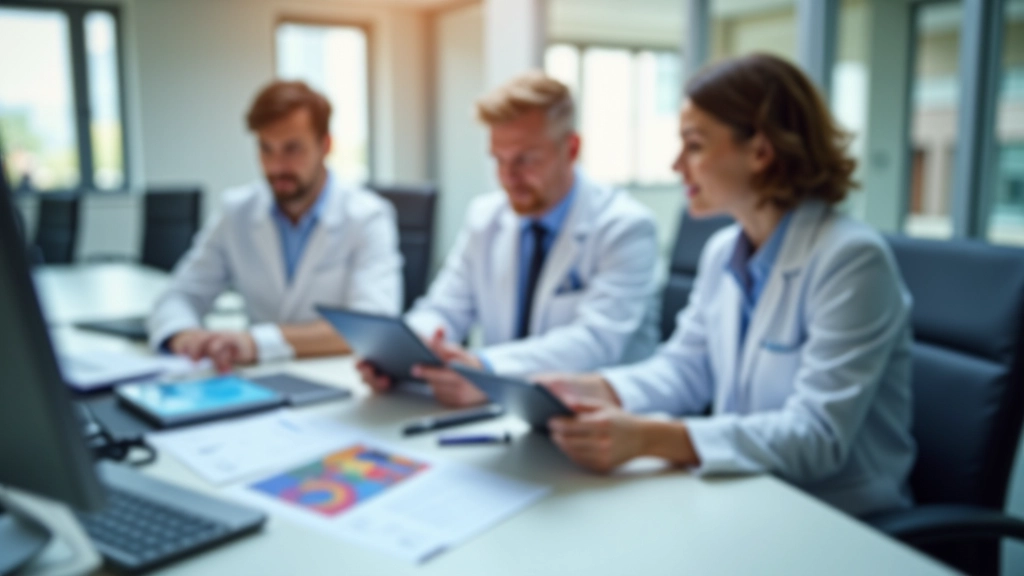 Team diskutiert Gesundheitsdaten