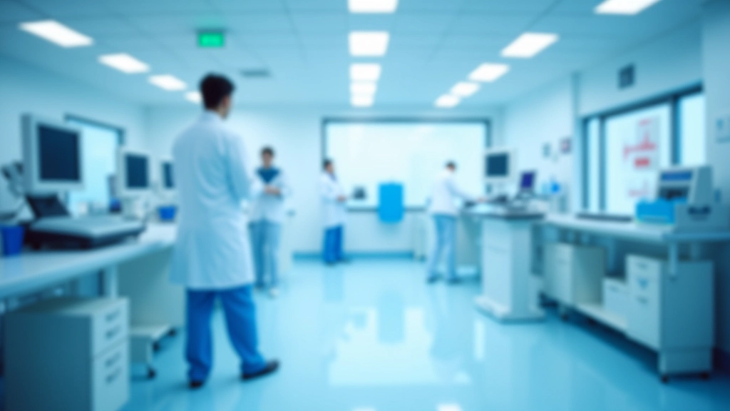 Medizintechnik-Laboratorium mit hochmodernen Geräten und Technologie